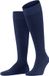 FALKE Energizing Wool met compressie wol katoen kniekousen heren blauw - maat 39-40