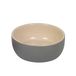 Nobby Kaunis 82404 keramische voederbak, 1,00 l, diameter 18,5 x 7 cm, grijs/crème