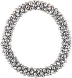 BR Haarelastiek Kiki Polyester Goud Zilver Diamant