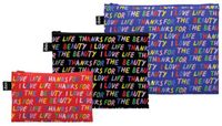LOQI Zip Pockets - Love Life gerecycled