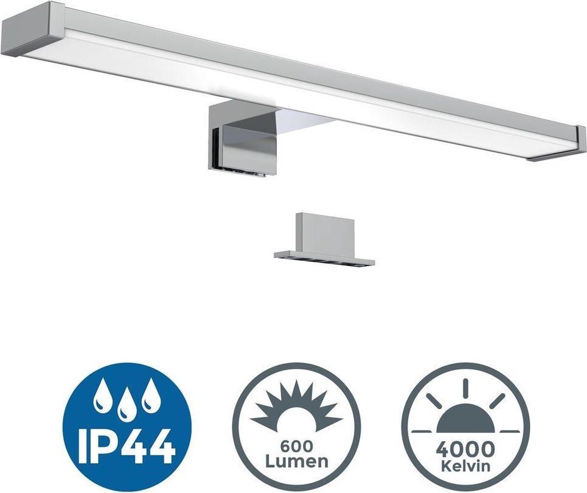 B.K.Licht - LED Spiegellamp - badkamerlamp - spiegelverlichting - l:40cm - IP44 - 4.000K - 600 Lumen - 7W LED