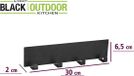 Wenko Magnetische BBQ Accessoire Houder - Black Outdoor Kitchen - Zwart