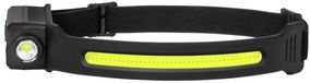 Ansmann hoofdlamp H, zwart, met sensor, COB & Spot LED