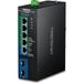 TRENDnet 7-poorts industriële Gigabit L2 beheerde PoE+ DINRail Switch 24 - 57V, TI-PG743Bi