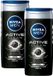 Nivea MEN Active Clean Douchegel - 250ml - 2 stuks