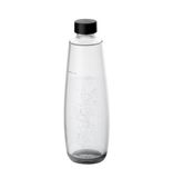SodaStream Bouteille de carbonatation en verre 1L Transparent/Noir