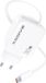Xssive Chargeur rapide 30W PD avec câble USB-C rétractable - Blanc