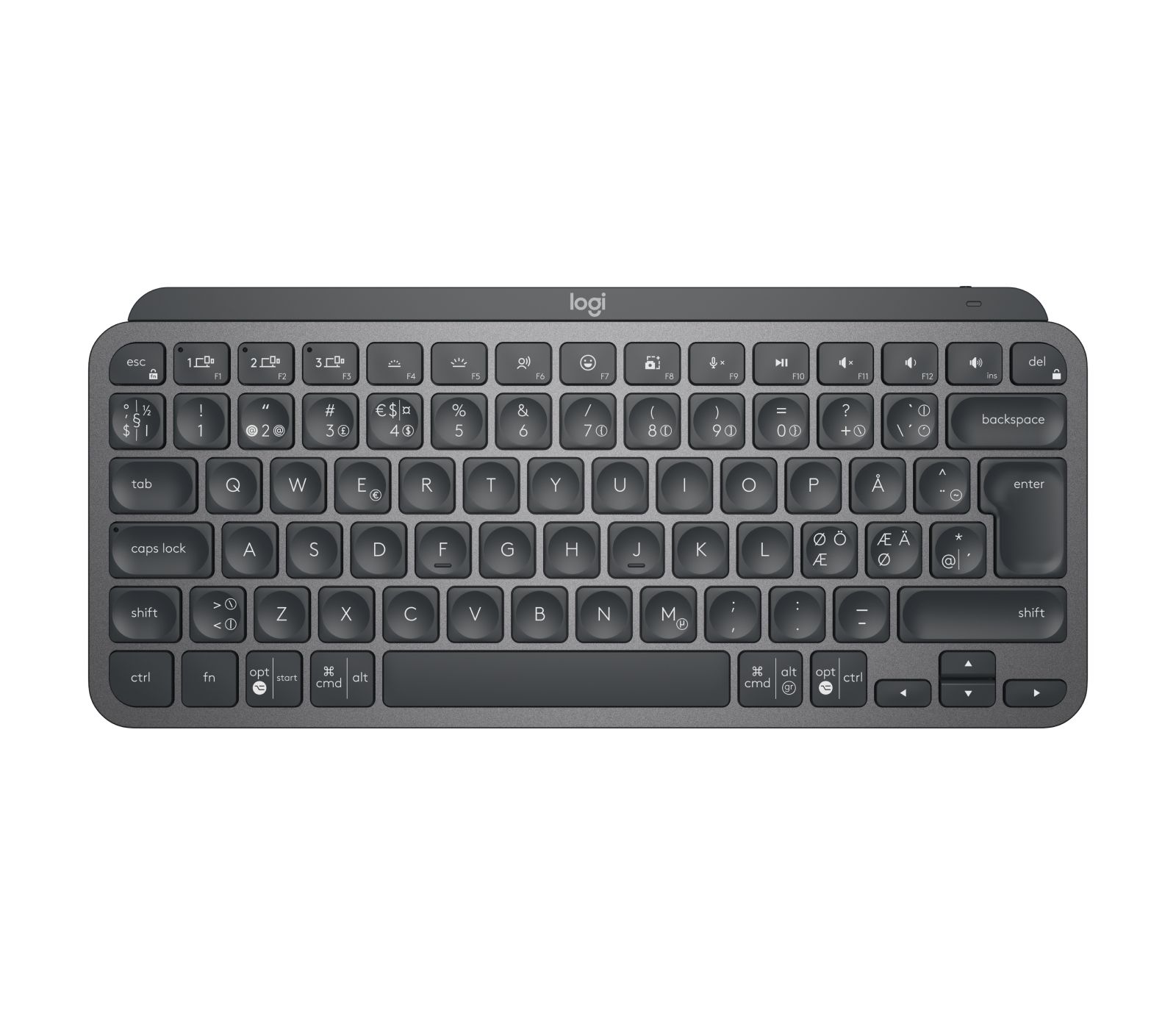 Logitech MX Keys Mini For Business Draadloos QWERTY Pan-Scandinavisch Grafiet