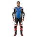 Alpinestars Combinaison En Cuir Racing Absolute V2 1 Pièce Metallic Blue Black White Rdfl, Taille: 46