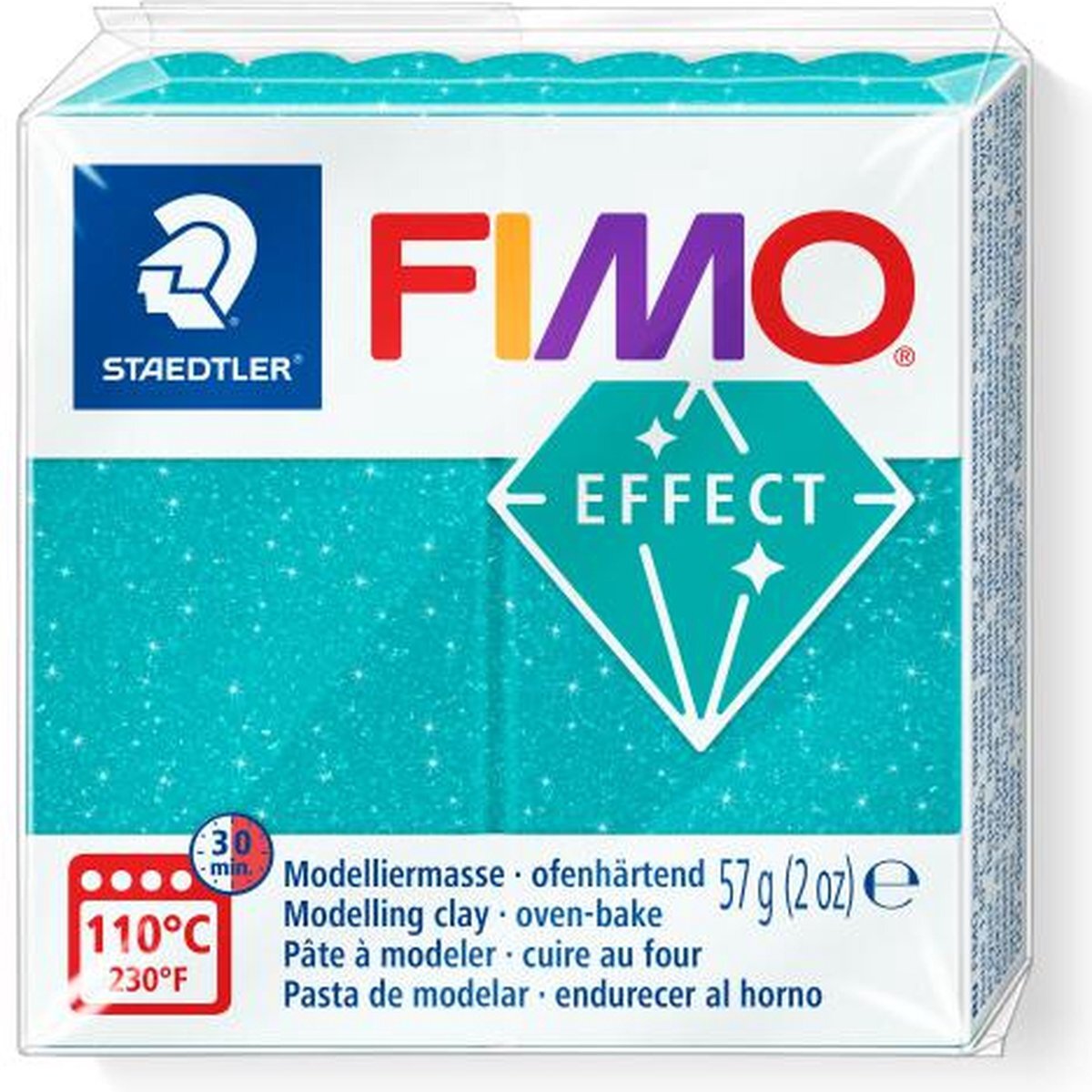 Fimo effect 57g, galaxy turquiose 8010-392