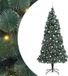 vidaXL Kunstkerstboom met voorverlichting en ballenset groen 240 cm