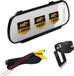 Caméra de rétroviseur automobile, AHD, LCD 7 pouces, FULL HD + caméra avec boîtier métallique, AHD 720P, montée sous la plaque d'immatriculation