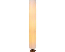 Lucide FOLD - Vloerlamp - Ø 20 cm - 3xE27 - Wit - Japandi