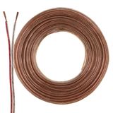 Luidsprekerkabel SeKi Luidsprekerkabel 2 x 0,50 mm² 25m transparant CCA audiokabel bokskabel