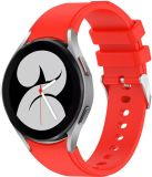 Strap-it Samsung Galaxy Watch 4 - 44mm siliconen bandje - knalrood