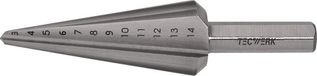 TECWERK NORDWEST Handel AG Blechschälbohrer Bohrber.5-31mm HSS Gesamt-L.103mm Z.2 TECWERK