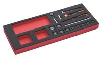 Bahco Foaminlay Fit&Go 1/3 met doppen en toebehoren 1/4" - 17-delig - FF1E2005