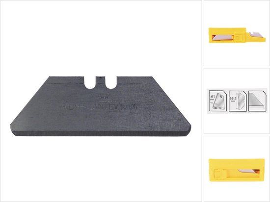 STANLEY Reservemesjes Afgeronde Punt - 10 stuks - 2-11-987