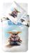Star Wars Carbotex Star Wars Dekbedovertrek Yoda - 140 x 200 cm - Katoen - Zwart/Geel