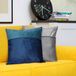 Eurofirany Bol Decoratieve Kussenhoes 45x45 cm Staalgrijs met Zilveren Pailletten
