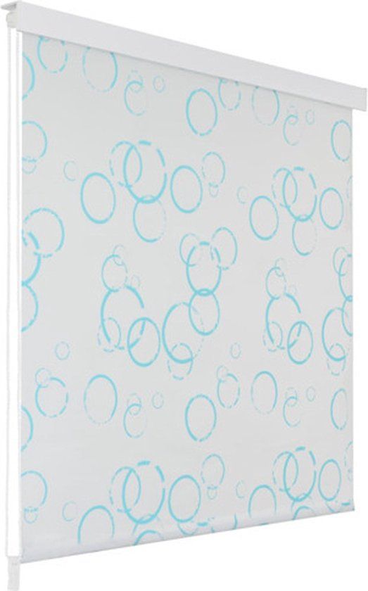 vidaXL Rolgordijn voor douche 140x240 cm bubbel