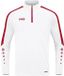 Jako Power Ziptop Kinderen - Rood / Wit | Maat: 128