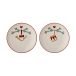 Bloomingville Yule Keramiek Dessertborden Set van 2 - 16 cm