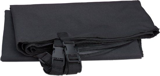 Hondendeken auto - achterbank - 136x142 cm - zwart - waterdicht