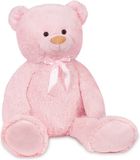 BRUBAKER XXL Teddybeer 100 cm - Zacht Speelgoed Knuffel - Roze