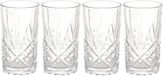 Cook Concept Cocktail Drinkglazen - Luxe relief - transparant - glas - set 4x stuks - 350 ml
