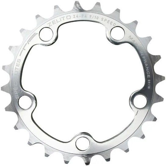 ATAT-1 P2R / Proconcept 2 Roues Triple Road Kettingblad Inside Specialities T.A. 5bra Zelito 7075 Shimano 9-10v. Zilver Aluminium