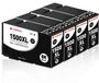 Canon PGI-1500XL cartouches d'encre, noir, 4 pièces, compatible avec Canon Maxify