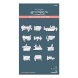 Spellbinders A Little Message Sentiments Betterpress plaat, metaal, EEN