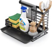 Merkloos Sponshouder organizer muur - afdruiprek afneembaar - keuken badkamer opslag