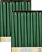 Conpax Bougies Bougies de table Mega Pack - 100x pièces - vert foncé - 25 cm - Bougies de table