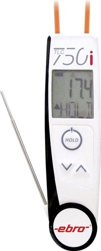 ebro TLC 750i Infrarood-thermometer en insteekthermometer