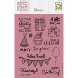 Nellie's Choice Clear Stamp Set, Celebrations