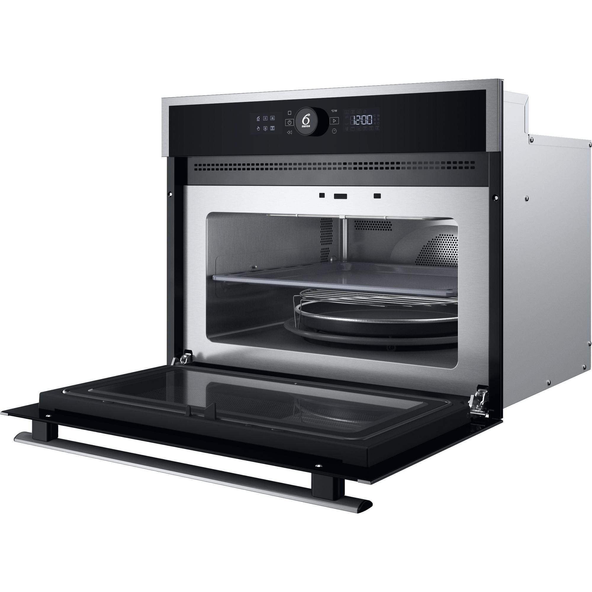 Whirlpool WMW47HMX Combination Microwave | Built-in | 40L | 900W | Black, Stainless steel