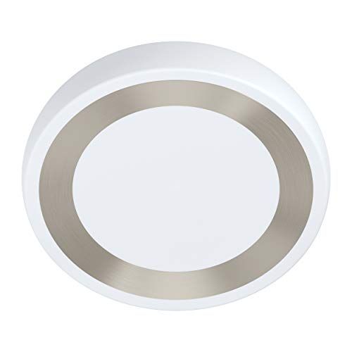 EGLO Ruidera LED Plafondlamp - Ø 48 cm - Wit/Zilver