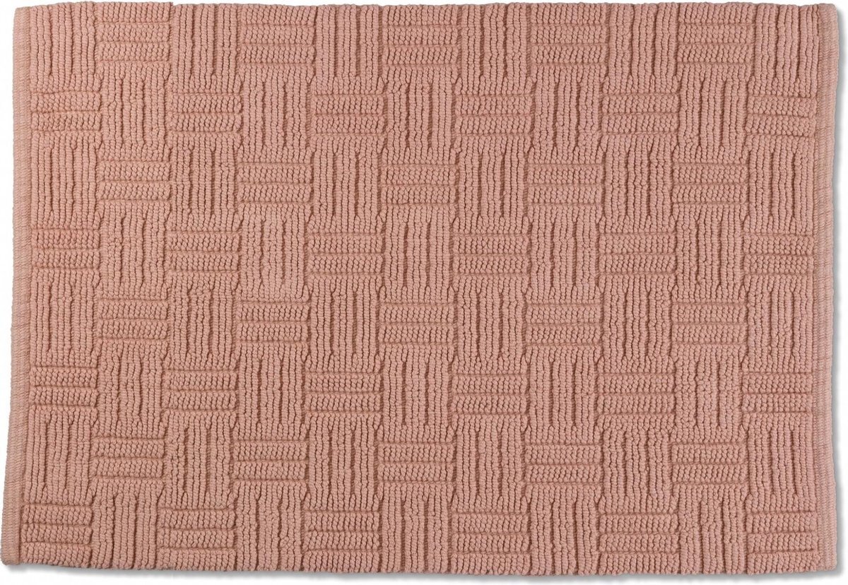 Kela Badmat Leana 65 X 55 Cm Katoen Roze