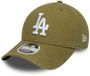 New Era LA Dodgers MLB Linen Dark Green 9FORTY M-Crown Adjustable Cap