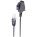 Shiverpeaks DSL Aansluitkabel [1x Telefoonstekker Duitsland (TAE-F) - 1x RJ45-stekker] 10 m Zwart