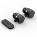 sonero Draadloze stopcontacten met afstandsbediening, outdoor set, 2300 watt, 2300 V, 2 x radio-stopcontact met afstandsbediening, IP44, bereik van 30 m, energiebesparend, zwart