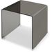 en.casa Bijzettafel Varlofrek gehard glas 50x50x50 cm donkergrijs