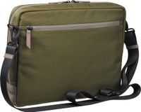 Leonhard Heyden Helsinki Laptoptas Schoudertas Olive Olijfgroen