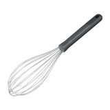 Zyliss E980238 Grote handgarde, duurzaam tarwestro/roestvrij staal, ballongarde met griplijnen voor stevige grip, Beluga-grijs, 30 cm x 6,5 cm, vaatwasmachinebestendig