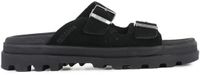 Palladium Damessandalen Dunelite Riviera Sde Zwart Leer/Nubuck Maat 37