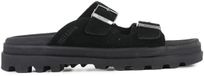 Palladium Damessandalen Dunelite Riviera Sde Zwart Leer/Nubuck Maat 37