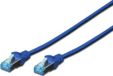 Digitus DK-1532-005/B RJ45 Netwerkkabel, patchkabel CAT 5e SF/UTP 0.50 m Blauw