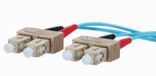METZ CONNECT 151J1EOEO10E InfiniBand en Glasvezelkabel 1 m 2x SC Aqua-kleur